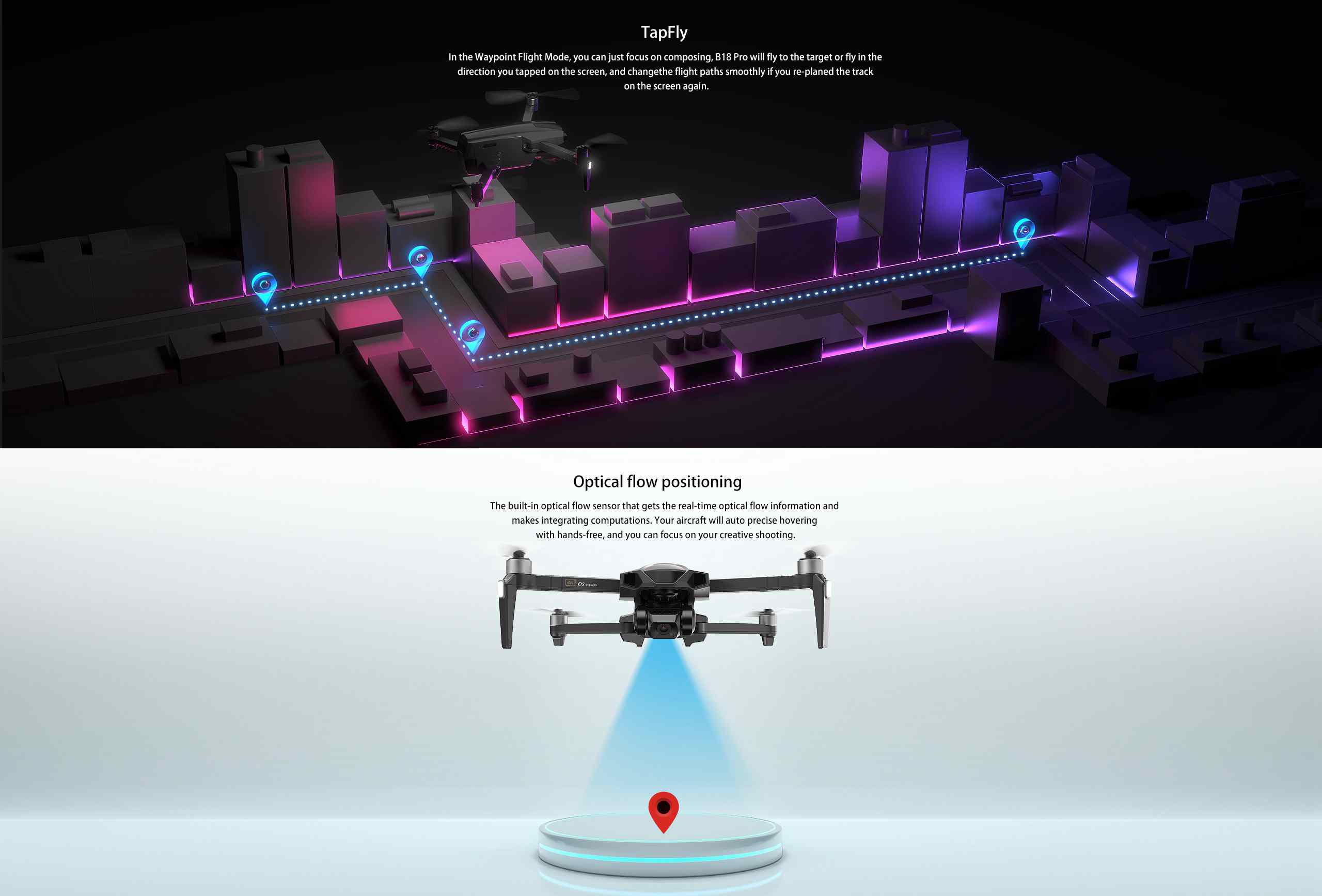 MJX-Bugs-B18-PRO-GPS-5G-WiFi-3KM-FPV-mit-4K-EIS-HD-Kamera-3-Achsen-Gimbal-Optischer-Fluss-Buumlrsten-1973515-5